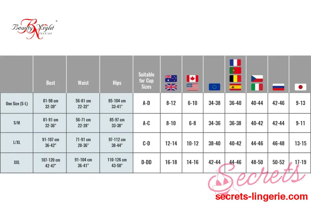 Beauty Night BN6621 Paola - Black / One Size (S-L)