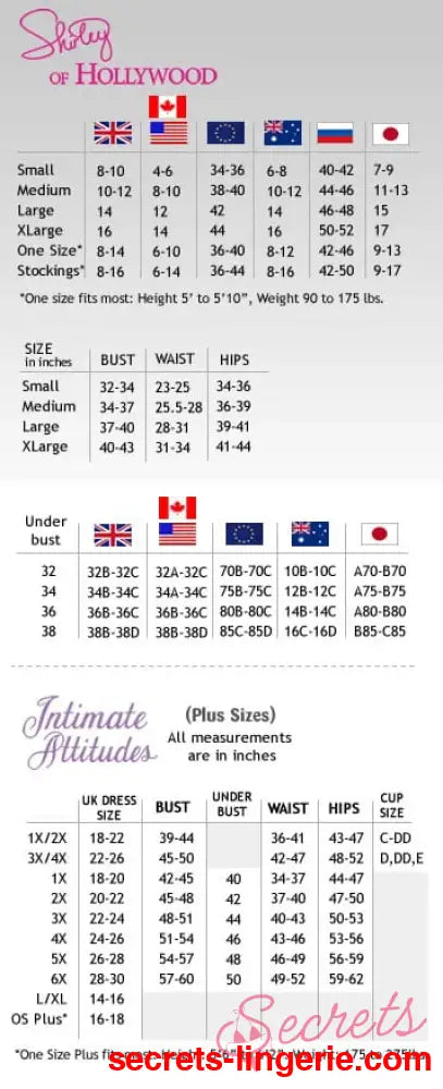 Shirley of Hollywood 90442 Black - Black / One Size