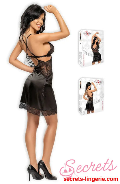 Adelaide Lace and Satin Chemise