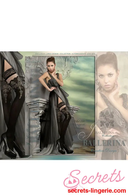 Ballerina 220 Hold Up Nero (Black)