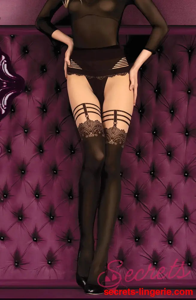 Ballerina 394 Tights Skin / Nero (Black)