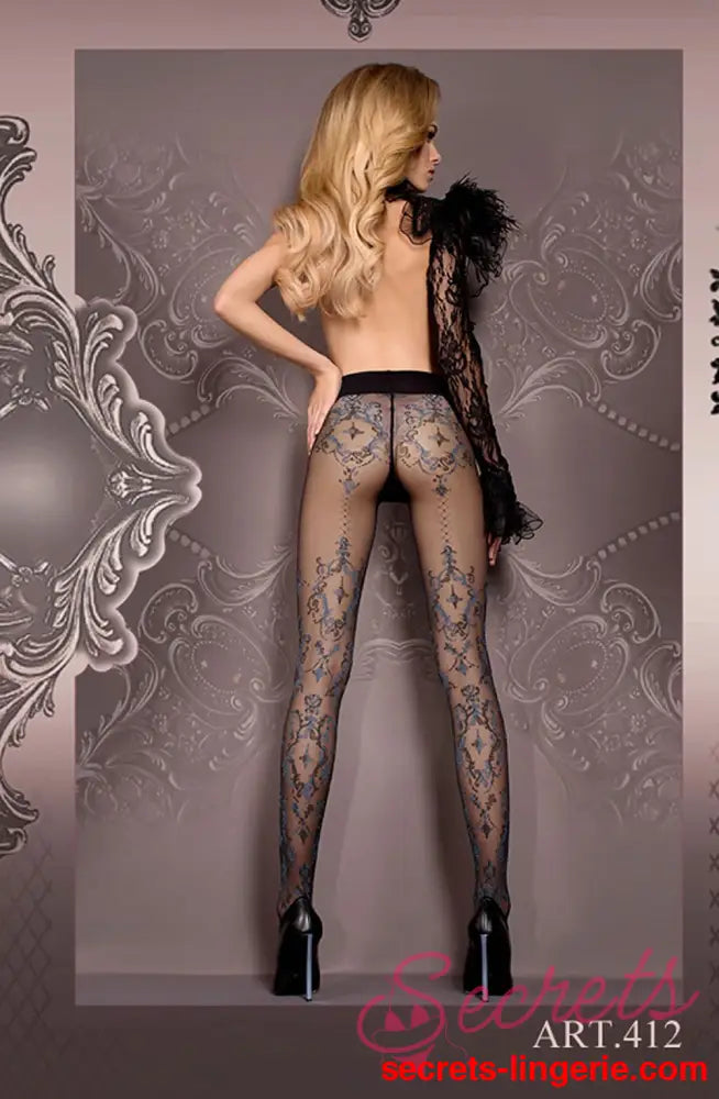 Ballerina 412 Tights Grey - Grey / S/M