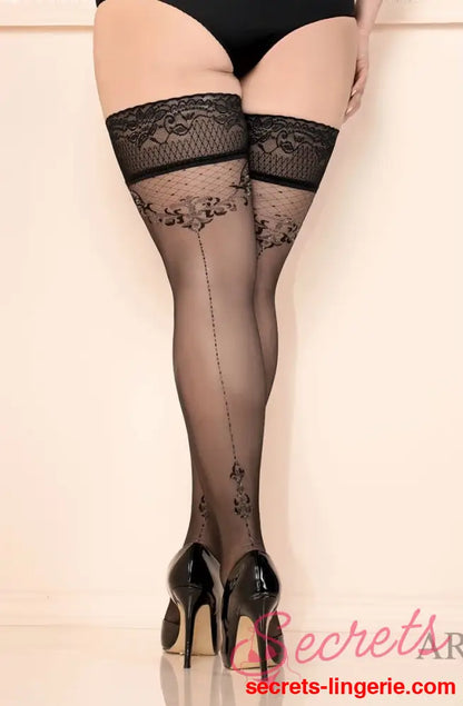 Ballerina 438 Hold Ups Nero (Black)