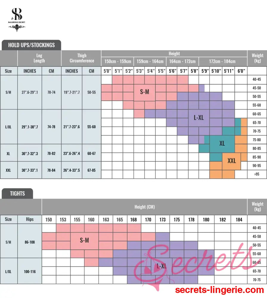 Ballerina 552 Black Hold Ups