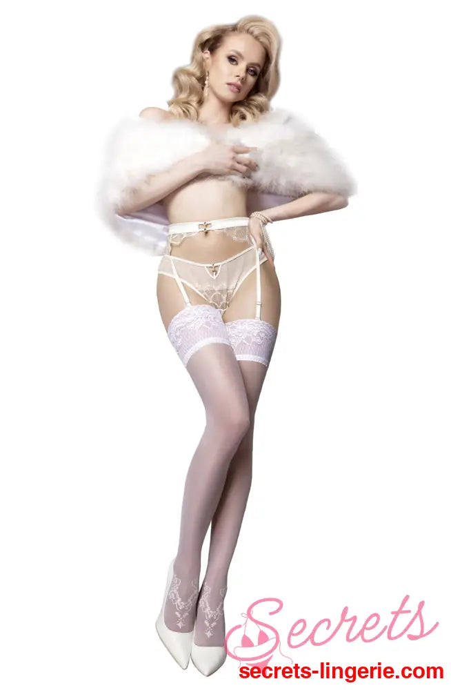 Ballerina 588 White Hold Ups
