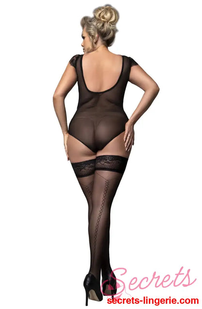 Ballerina 599 Black Hold Ups Plus