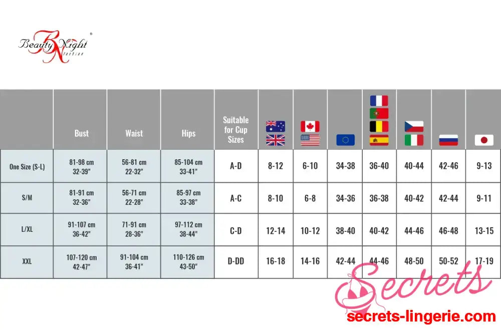 Beauty Night BN6294 Shirley Chemise Red