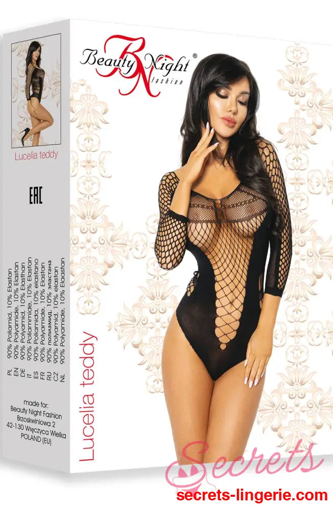 Beauty Night BN6579 Lucelia Teddy - Black / One Size (S-L)