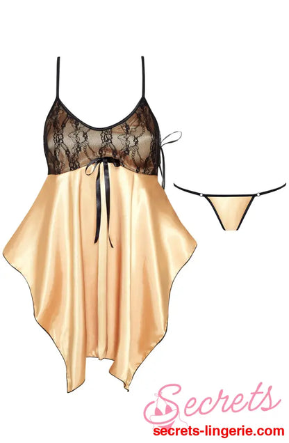 Beauty Night BN6644 Julieta Chemise Gold