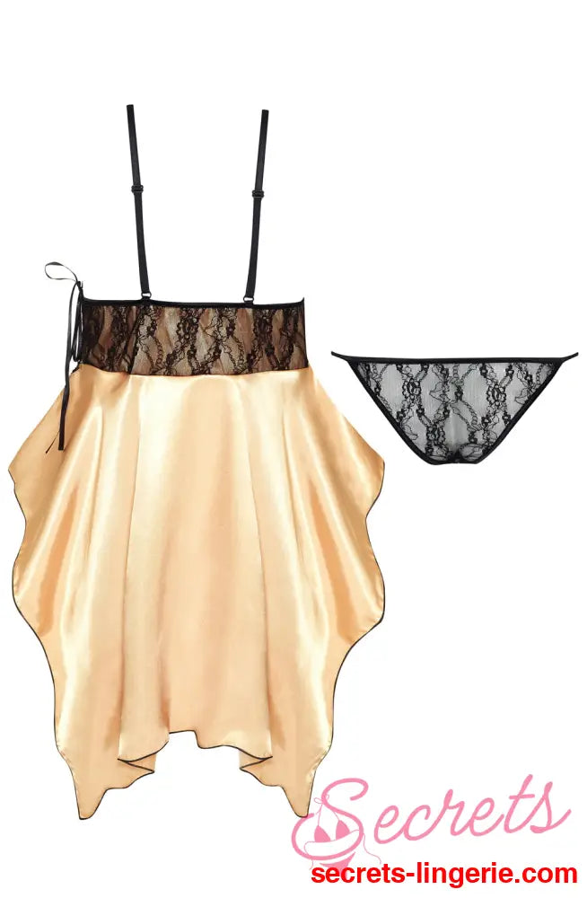 Beauty Night BN6644 Julieta Chemise Gold