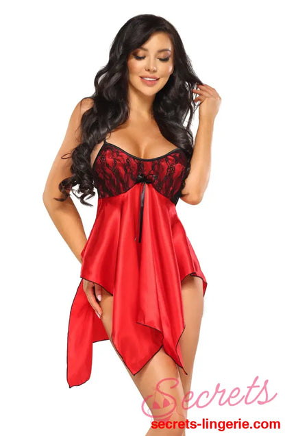 Beauty Night BN6646 Julieta Chemise Red