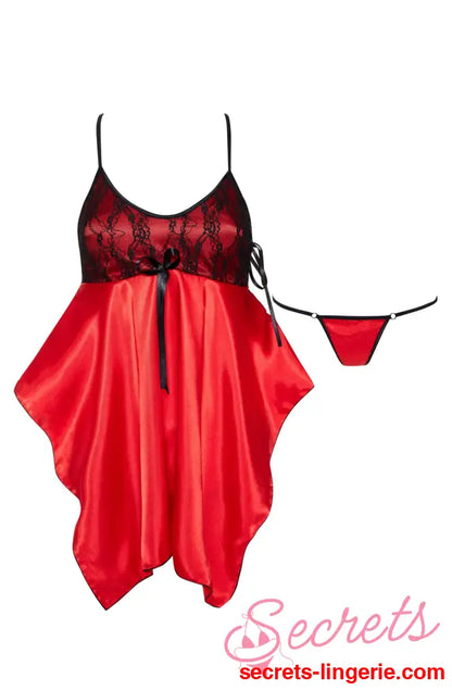 Beauty Night BN6646 Julieta Chemise Red
