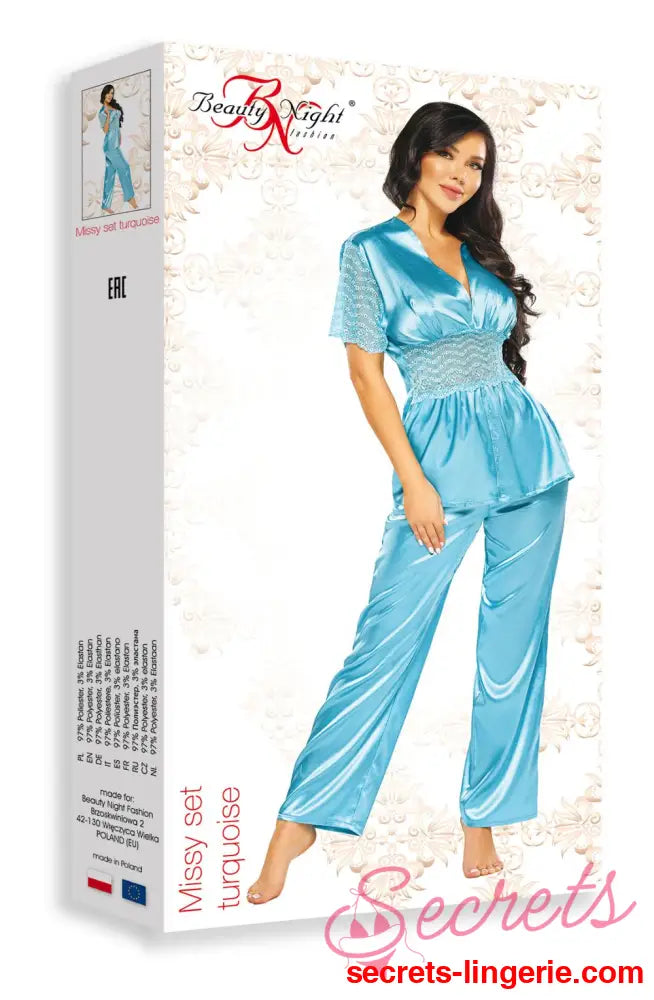 Beauty Night BN6660 Missy Set Turquoise