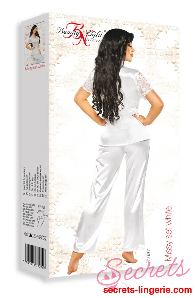 Beauty Night BN6661 Missy Set White