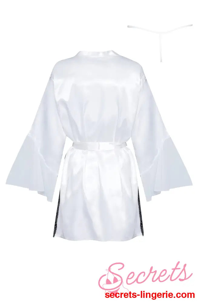 Beauty Night BN6668 Sara Peignoir White - White / One Size (S-L)