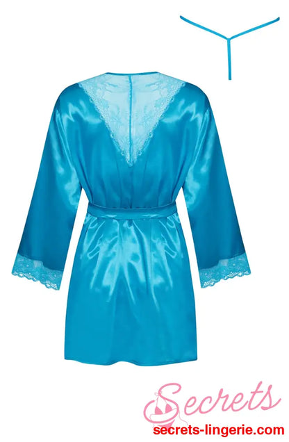 Beauty Night BN6671 Sherie Peignoir - Turquoise / One Size (S-L)