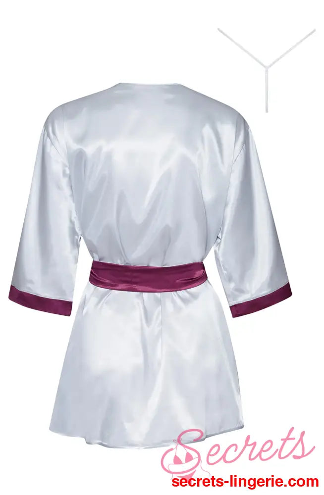 Beauty Night BN6674 Peignoir Silver - Silver / One Size (S-L)