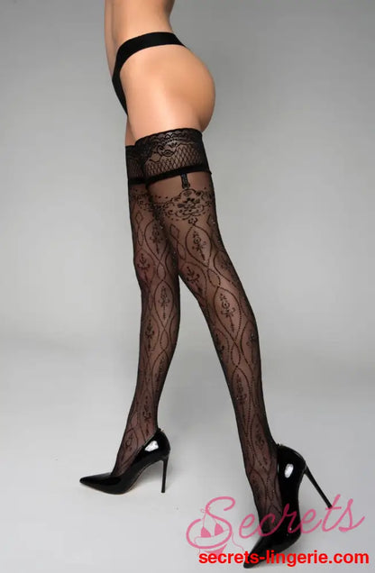 Black Secret BS147 Stockings Black
