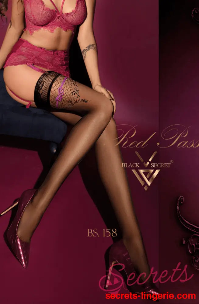 Black Secret BS158 Hold Ups Black