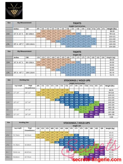 Black Secret Black Lace Stockings