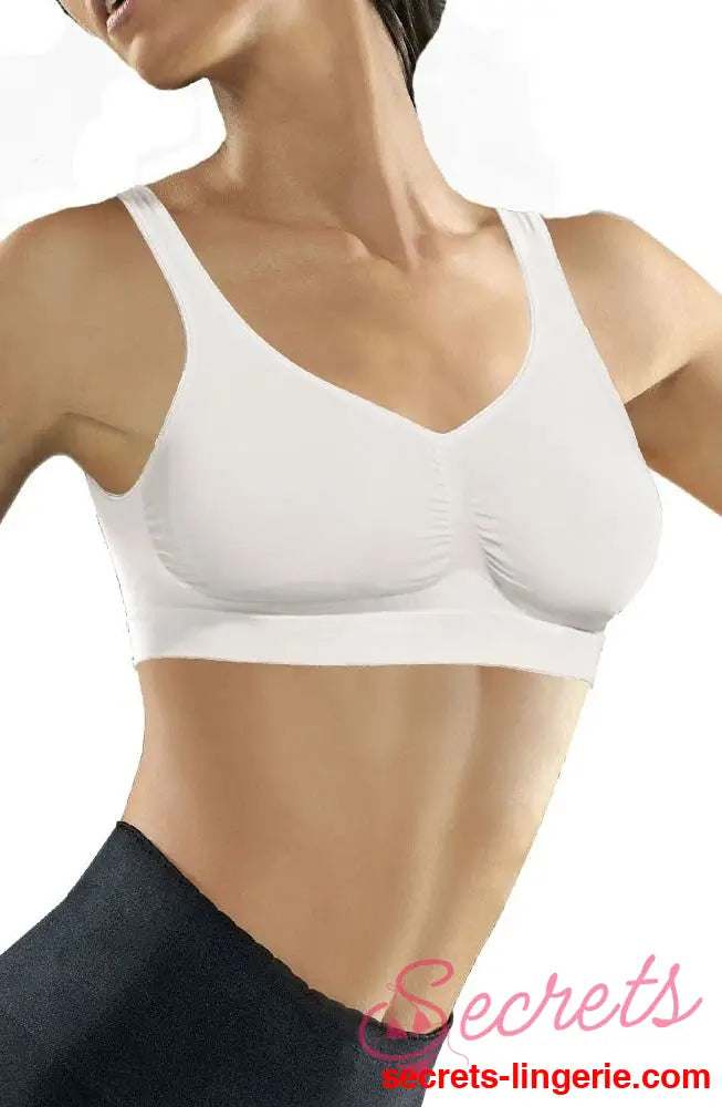 Control Body 110621 Medium Compression Push Up Bra Bianco