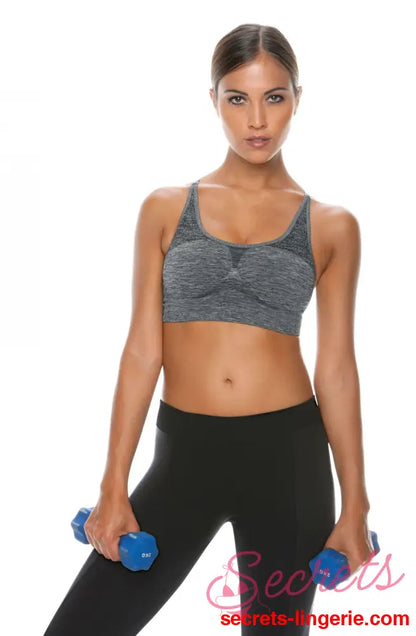 Control Body 110706 Sports Bra Melange/Grey