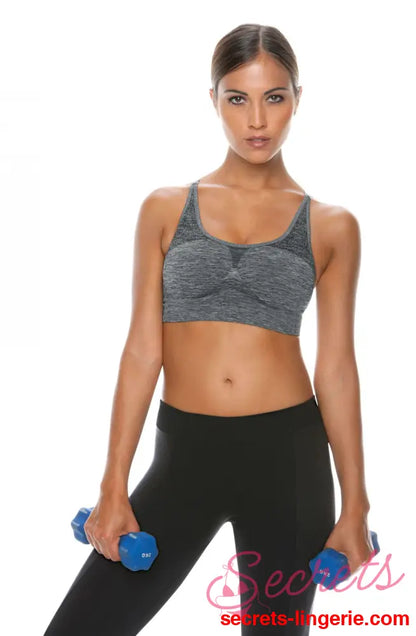 Control Body 110706 Sports Bra Melange/Grey