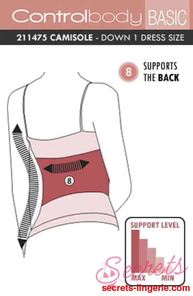 Control Body 211475 Shaping Camisole Bianco