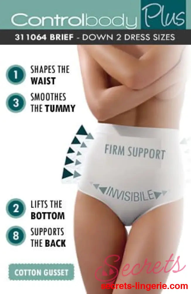 Control Body 311064 Shaping Brief Bianco