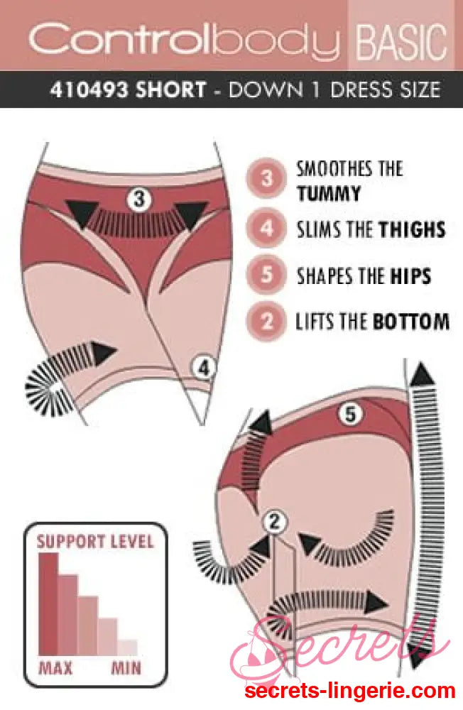 Control Body 410493 Shaping Short Skin