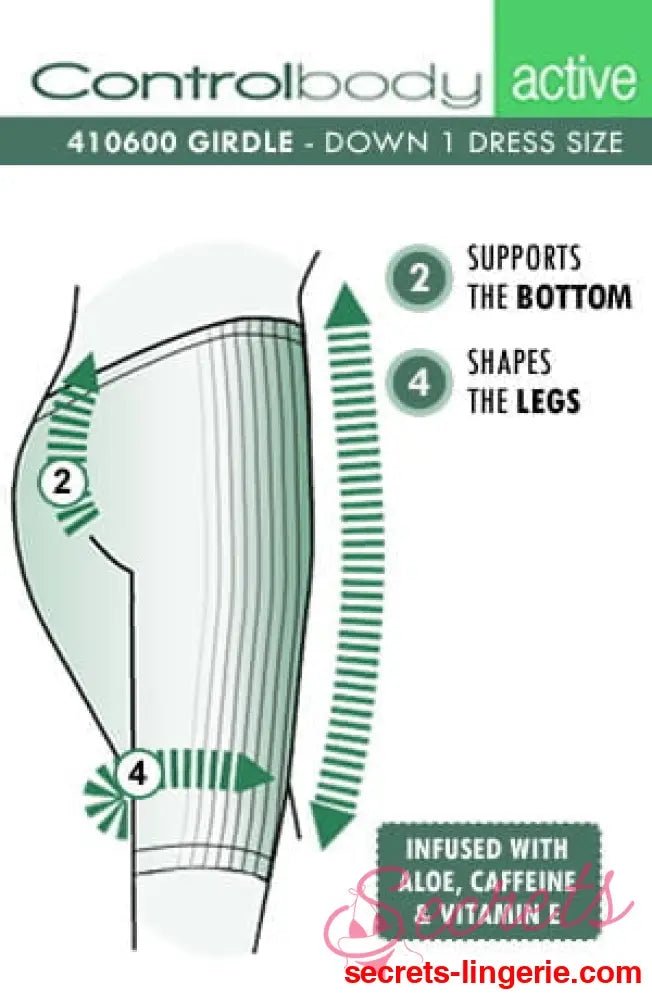 Control Body 410600 Infused Shaping Leggings Bianco