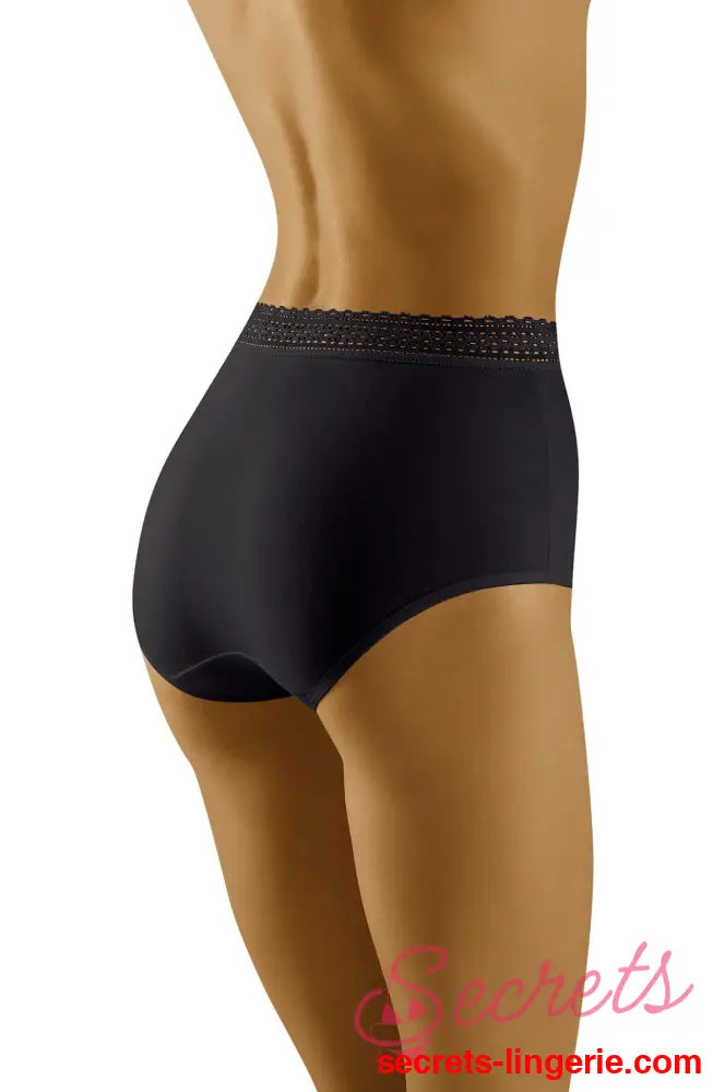 Eco-Go Cotton Briefs with Lace Trim