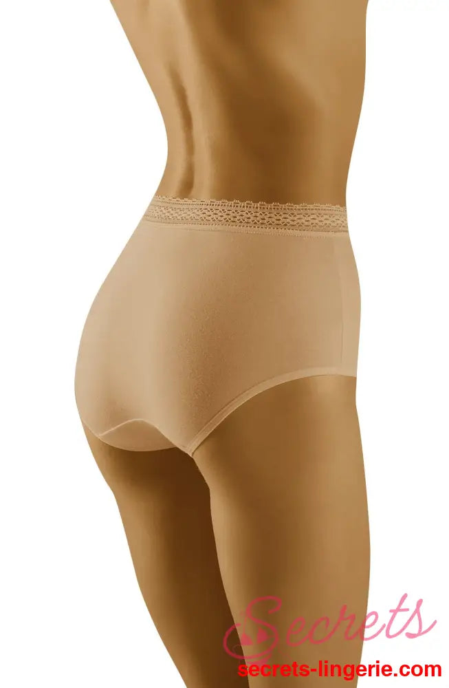 Eco-Go Lace Trim Cotton Briefs