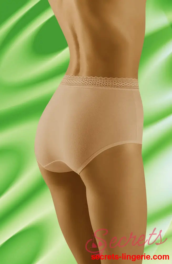 Eco-Go Lace Trim Cotton Briefs