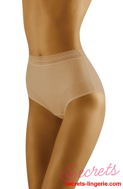 Eco-Go Lace Trim Cotton Briefs