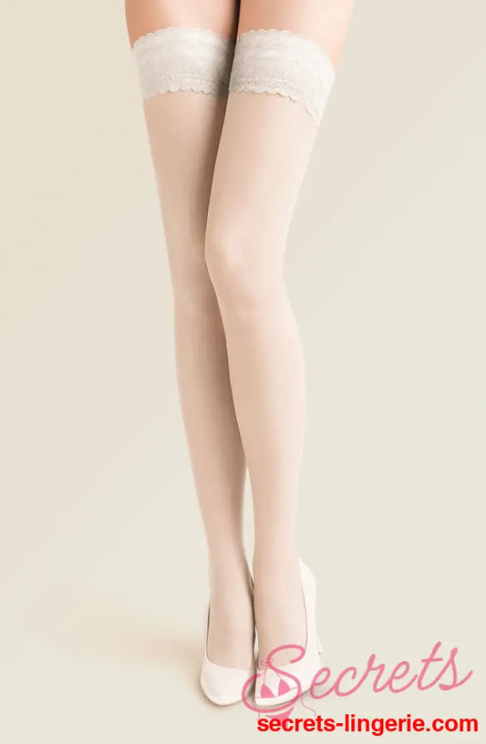 Gabriella Calze 200 Hold Ups White