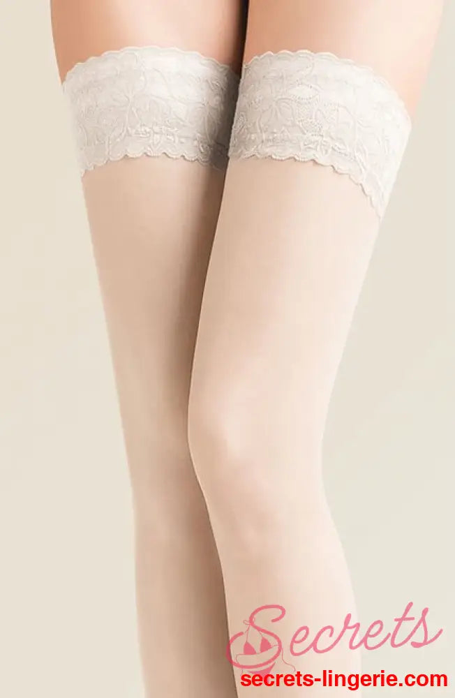 Gabriella Calze 200 Hold Ups White