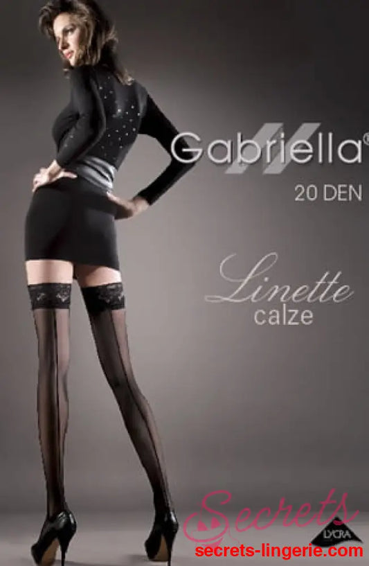 Gabriella Calze Linette 203 Hold Ups Black