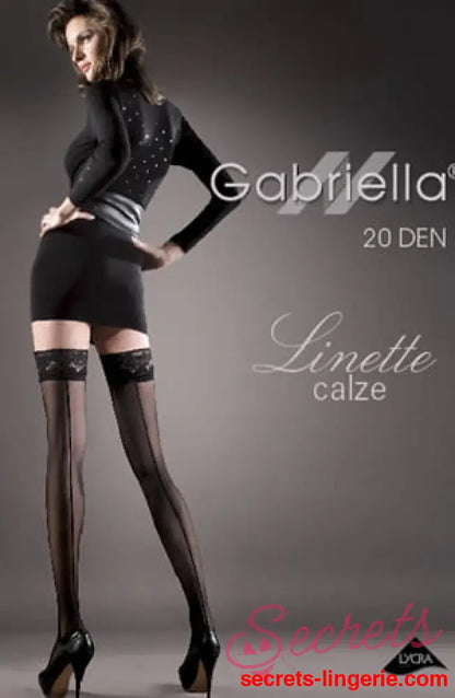 Gabriella Calze Linette 203 Hold Ups Black - Nero (Black) / 1/2 (XS/S)