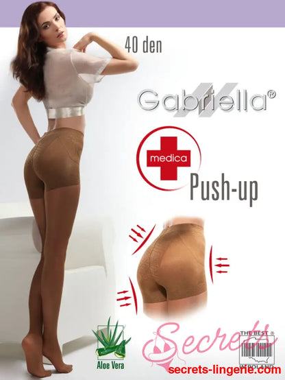 Gabriella Classic 40 Push Up 128 Tights Beige