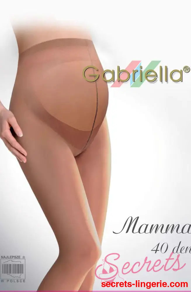 Gabriella Classic Mamma 40 Tights Beige - Beige / 2 (S)