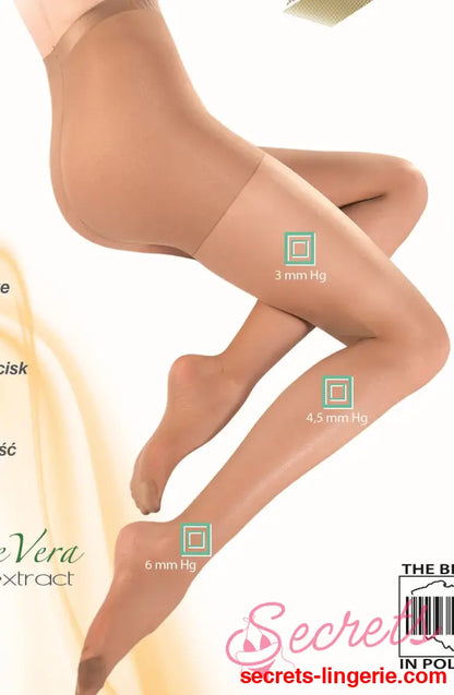 Gabriella Classic Medica Relax 110 Tights Beige - Beige / 2 (S)