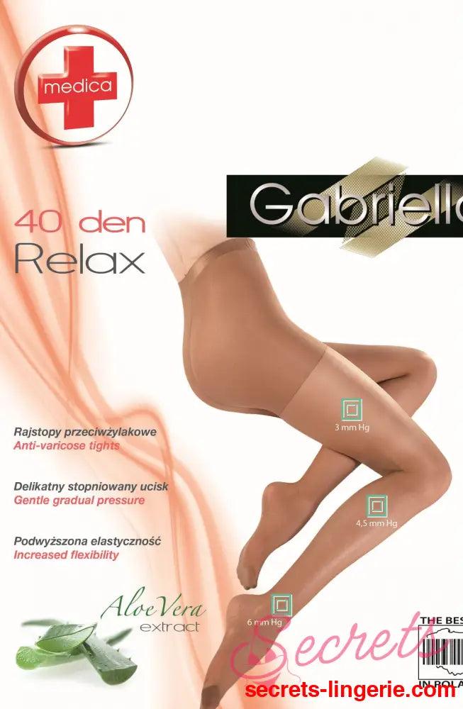 Gabriella Classic Medica Relax 111 Tights Gazela Beige