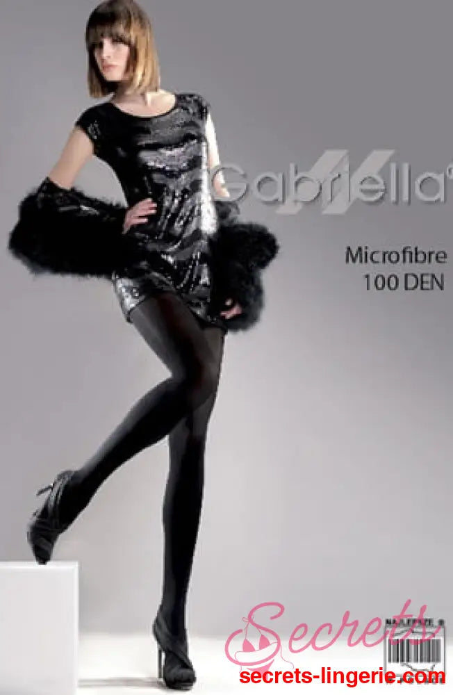 Gabriella Classic Microfibre 100 Tights Black
