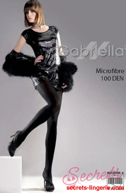 Gabriella Classic Microfibre 100 Tights Black