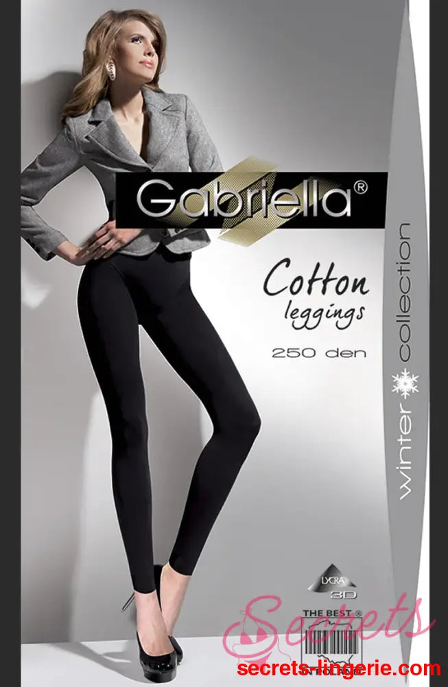 Gabriella Cotton Leggings Black