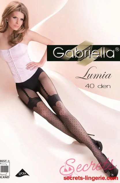 Gabriella Fantasia Lumia Tights Black