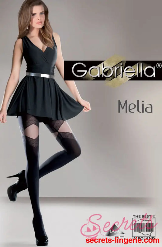 Gabriella Fantasia Melia Tights Black