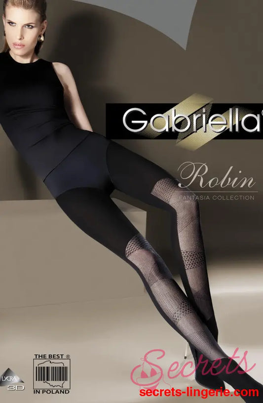 Gabriella Fantasia Robin Tights Black