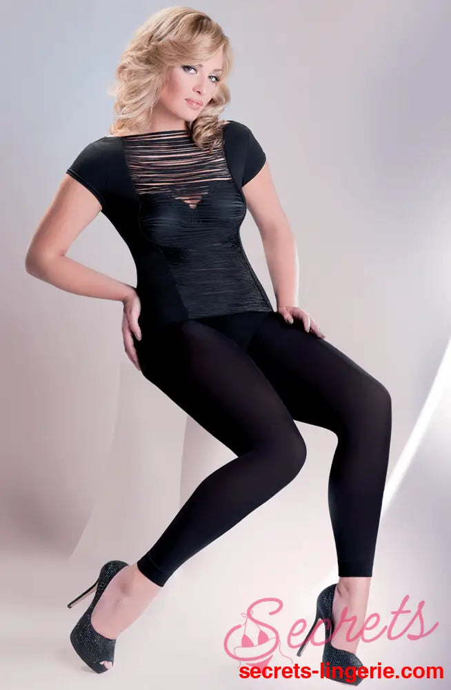Gabriella Leggings Plus 163 Black - Nero (Black) / 5/6 (XL/XXL)